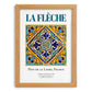 La Flèche, France – Away From Home Poster, set in oak frame