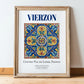 Vierzon, France – Travel Print, in wooden frame leaning on the floor