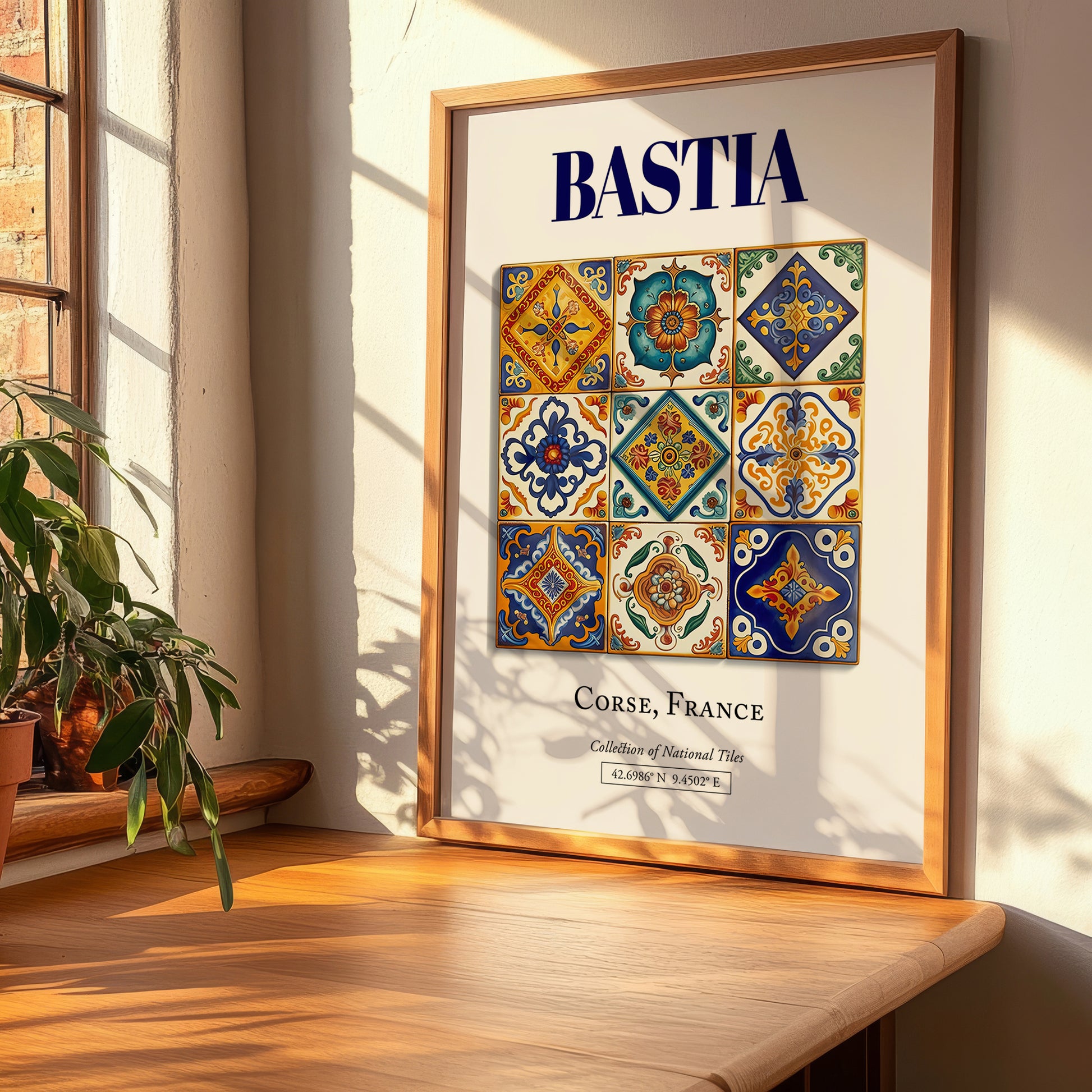 Bastia, France – Travel Print, clean layout with no caption