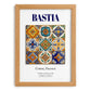 Bastia, France – Travel Print, set in oak frame