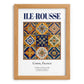 Ile-Rousse, France – Travel Wall Art, set in oak frame