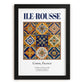 Ile-Rousse, France – Travel Wall Art, in sleek black frame