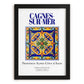 Cagnes-sur-Mer, France – Travel Print, in sleek black frame