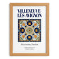 Villeneuve-lès-Avignon, France – Travel Print, set in oak frame