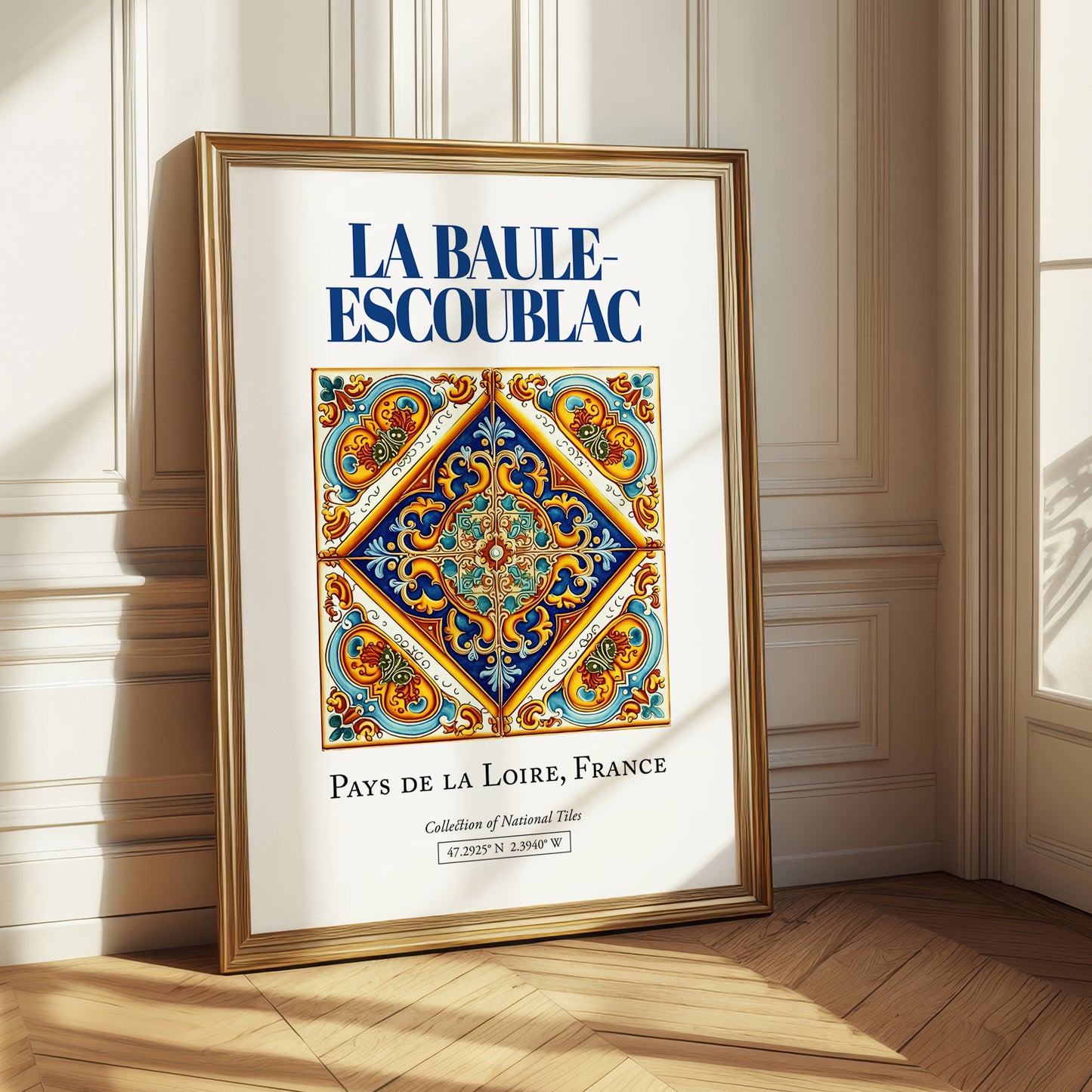 La Baule-Escoublac, France – Travel Poster, styled in a charming Paris street view