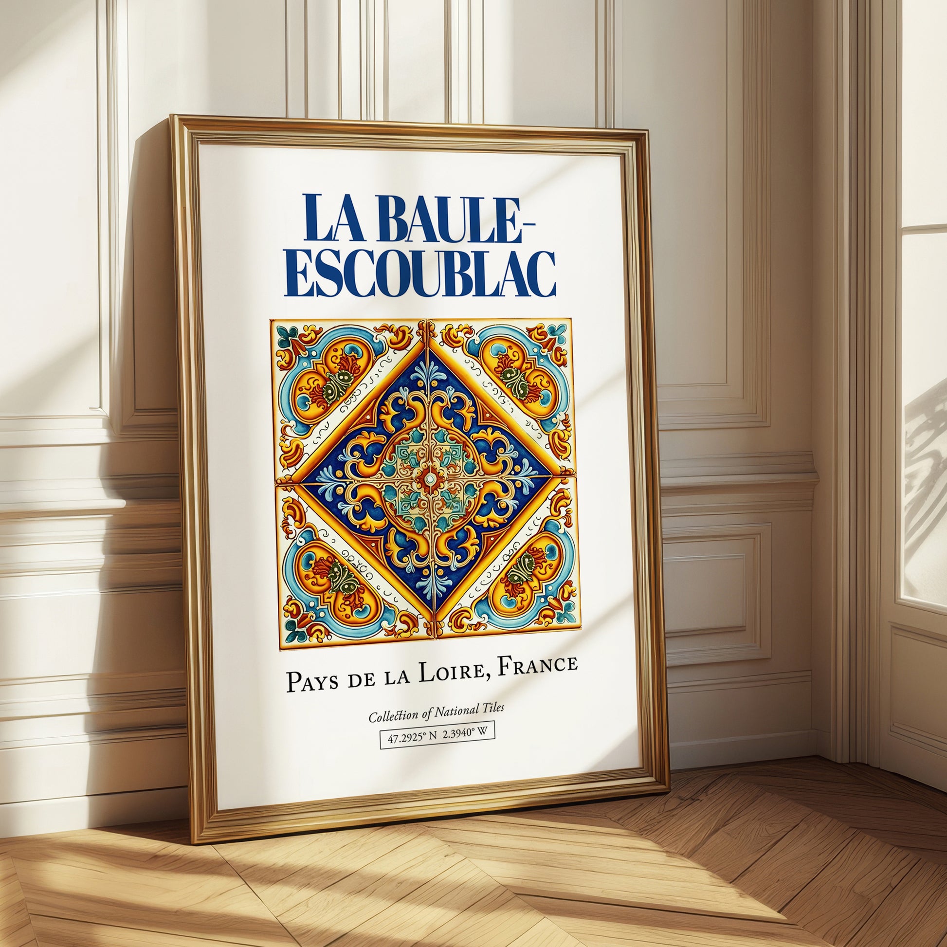 La Baule-Escoublac, France – Travel Poster, styled in a charming Paris street view