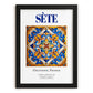 Sète, France – Travel Wall Art, in sleek black frame