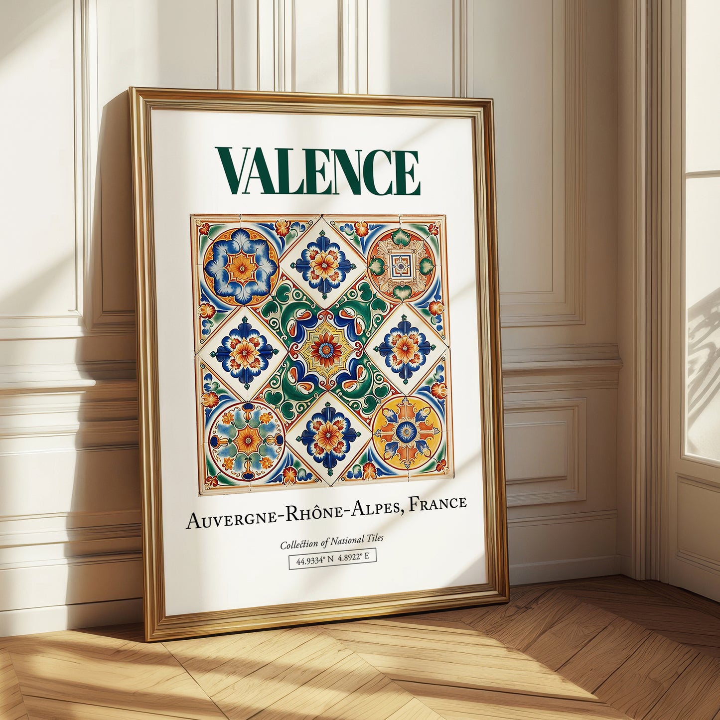 Valence, France – Global Wall Art, styled in a charming Paris street view