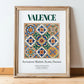 Valence, France – Global Wall Art, in wooden frame leaning on the floor