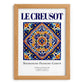 Le Creusot, France – Travel Poster, set in oak frame