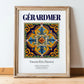 Gérardmer, France – Travel Print, in wooden frame leaning on the floor