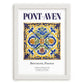 Pont-Aven, France – Travel Wall Art, placed in minimal white frame