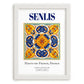 Senlis, France – Global Wall Art, placed in minimal white frame