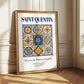 Saint-Quentin, France – Travel Poster, styled in a charming Paris street view