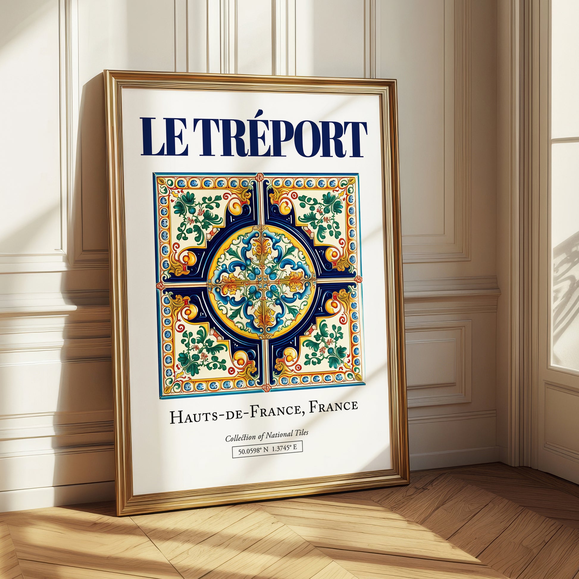 Le Tréport, France – Travel Wall Decor, styled in a charming Paris street view