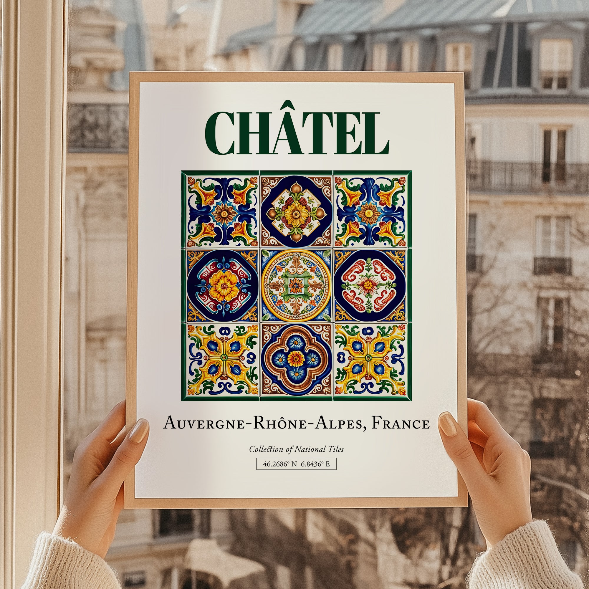 Châtel, France – Illustrated Travel Poster