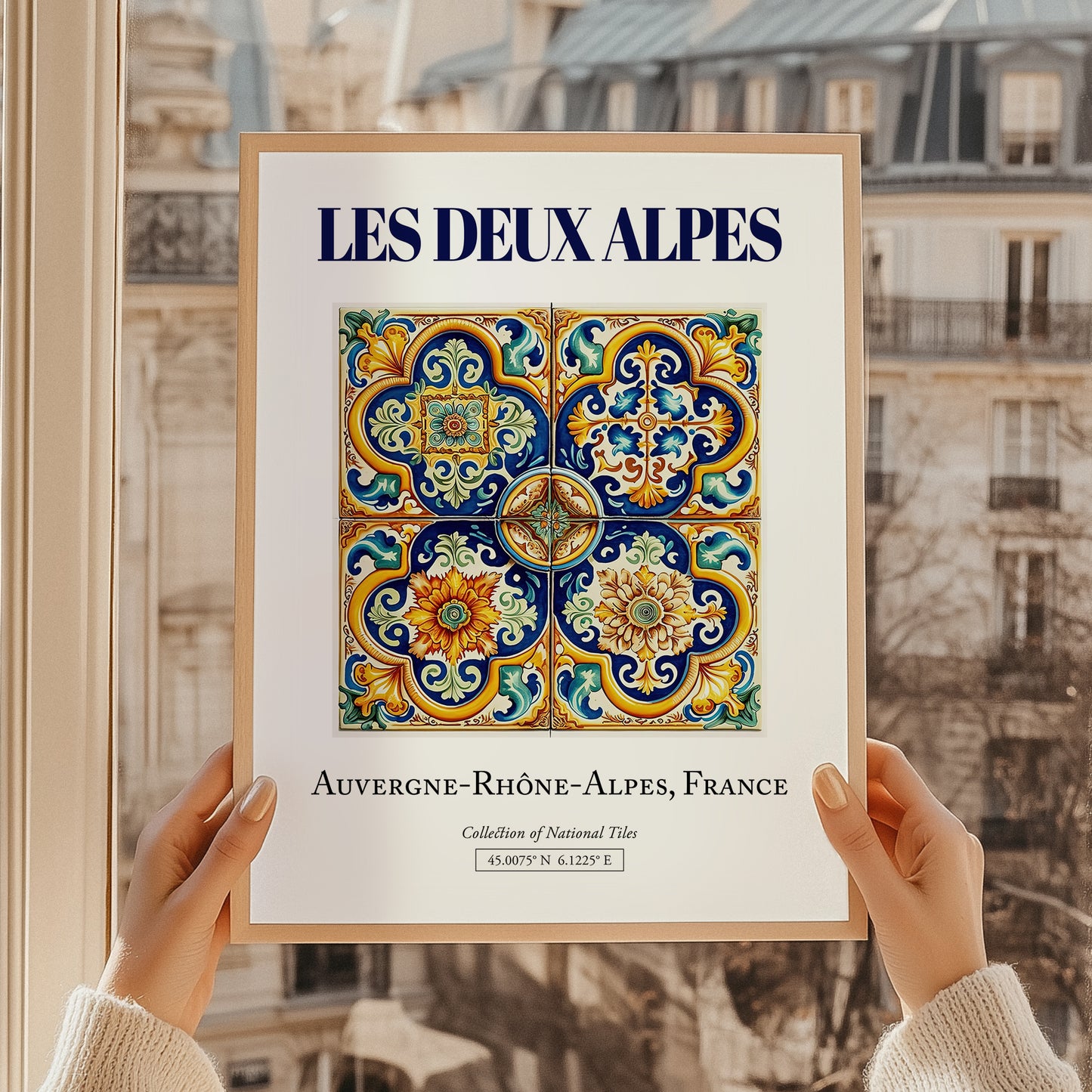 Les Deux Alpes, France – Global Cities Wall Print
