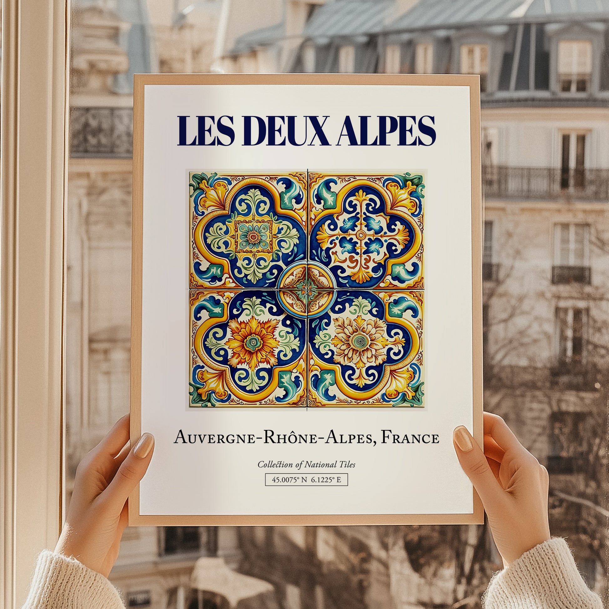 Les Deux Alpes, France – Global Cities Wall Print