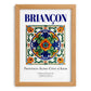 Briançon, France – Travel Print, set in oak frame