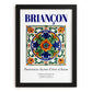 Briançon, France – Travel Print, in sleek black frame