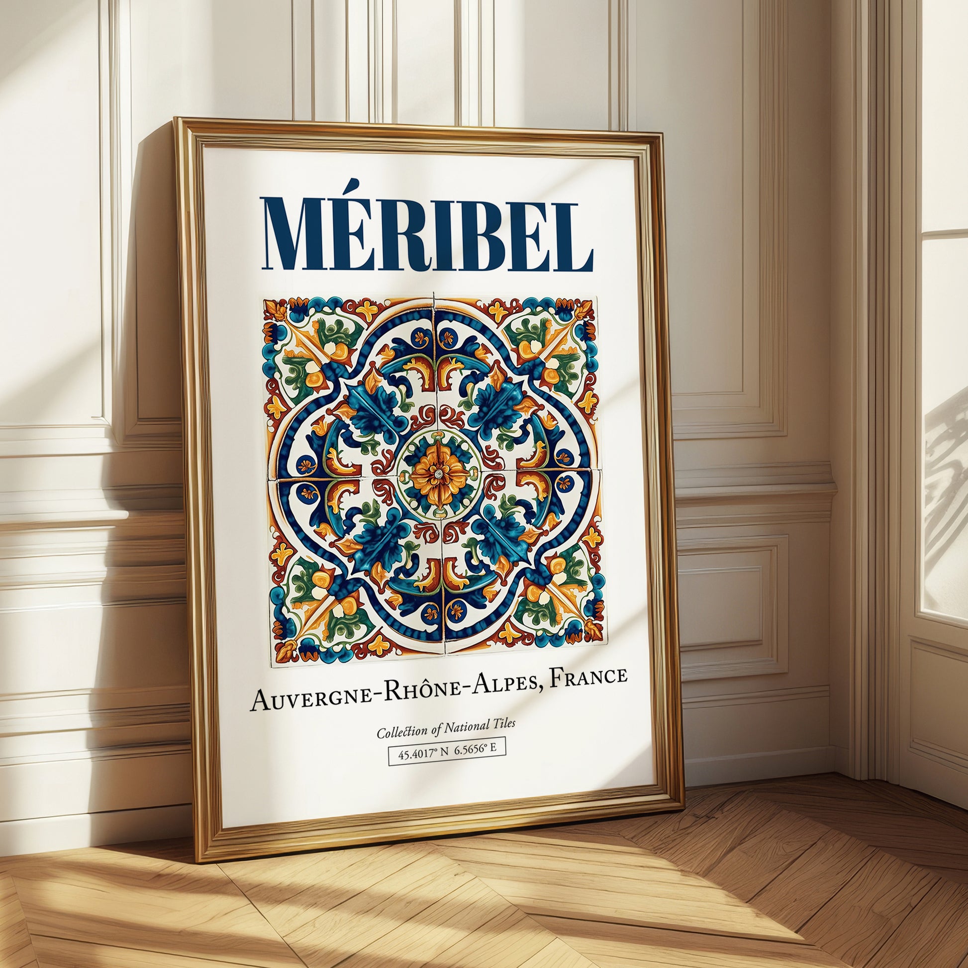 Méribel, France – Travel Wall Decor, styled in a charming Paris street view
