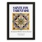 Sainte-Foy-Tarentaise, France – National Pride Wall Decor, in sleek black frame