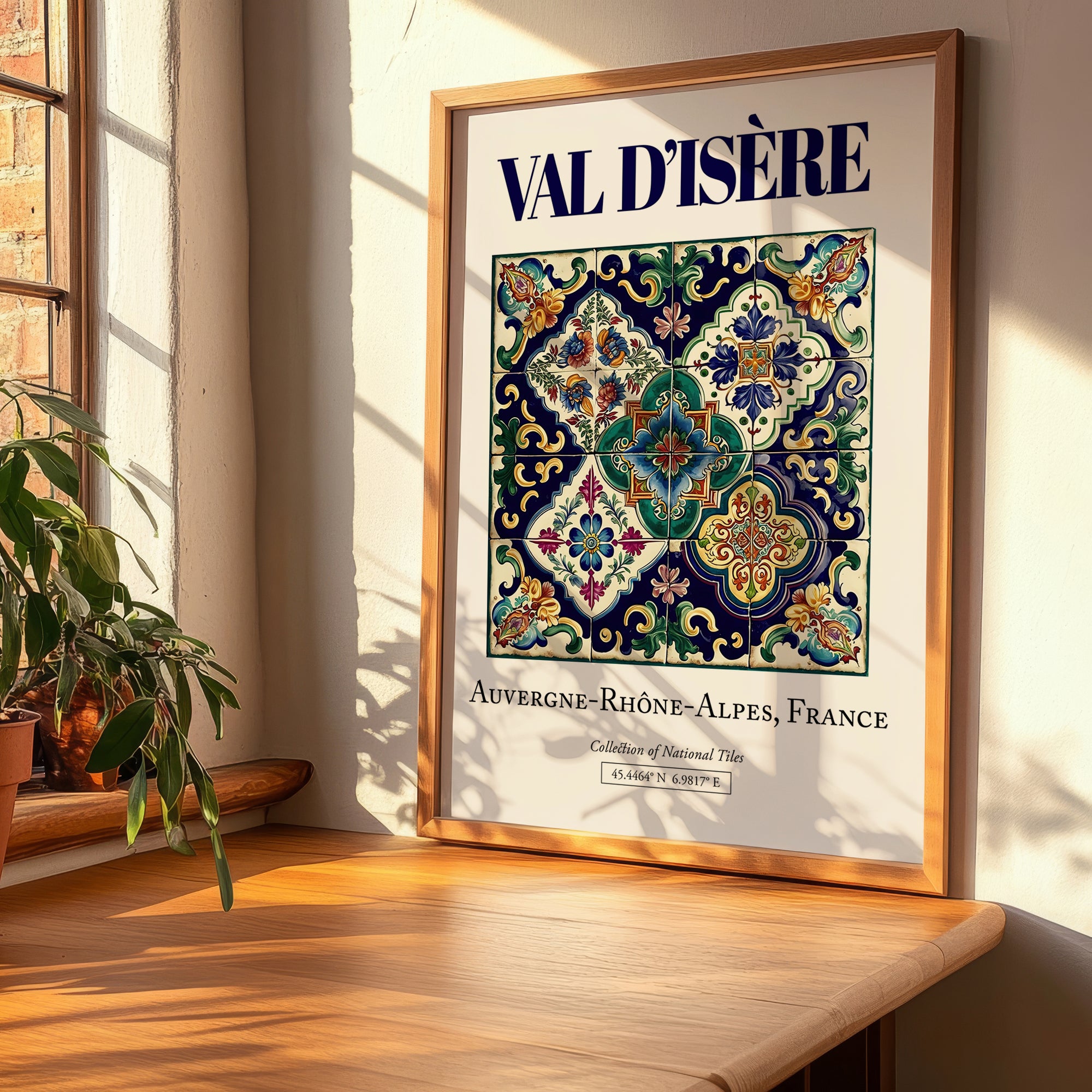 Val d'Isère, France – Global Cities Wall Print, clean layout with no caption