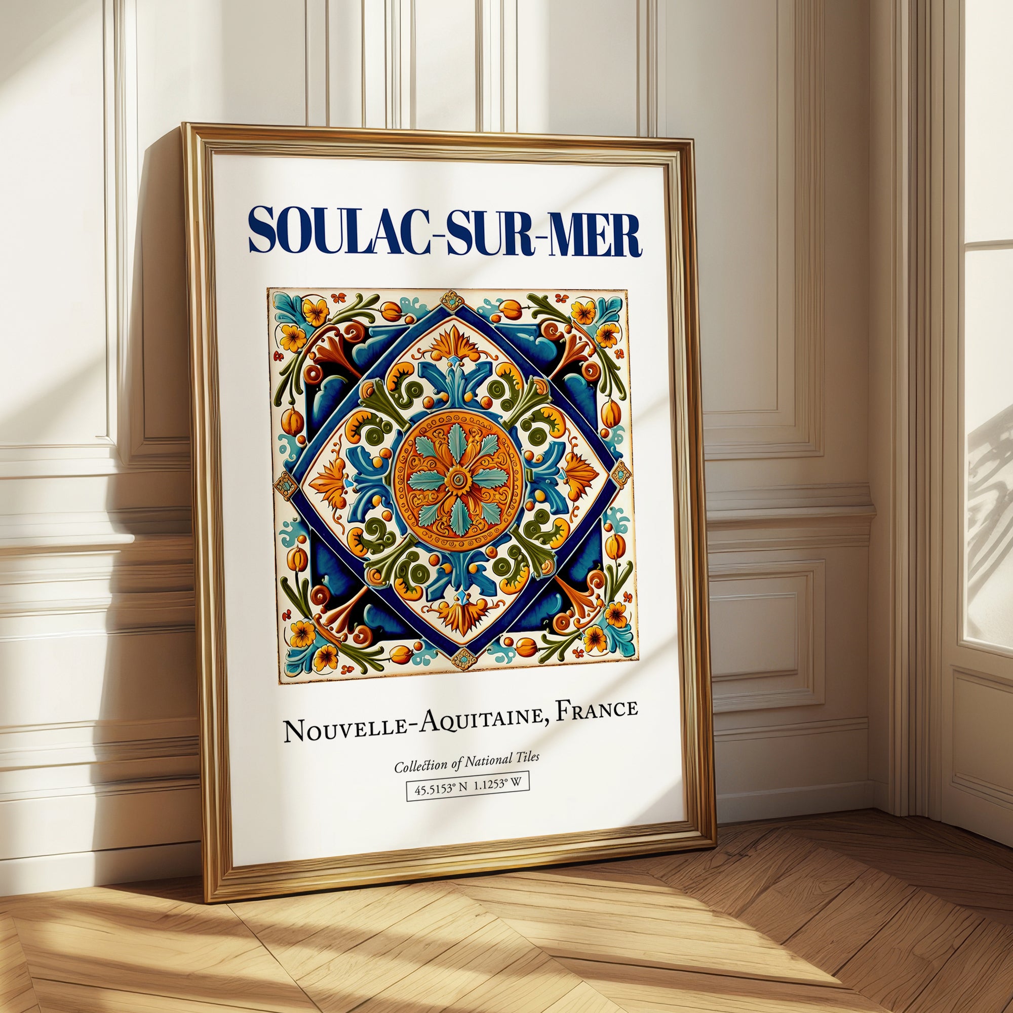 Soulac-sur-Mer, France – Travel Wall Decor, styled in a charming Paris street view