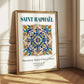 Saint-Raphaël, France – Travel Poster, styled in a charming Paris street view