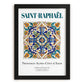 Saint-Raphaël, France – Travel Poster, in sleek black frame