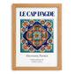 Le Cap d'Agde, France – Travel Poster, set in oak frame