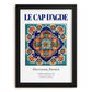 Le Cap d'Agde, France – Travel Poster, in sleek black frame
