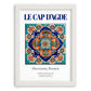 Le Cap d'Agde, France – Travel Poster, placed in minimal white frame