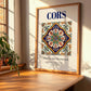 Cors, France – World Heritage Travel Poster, clean layout with no caption