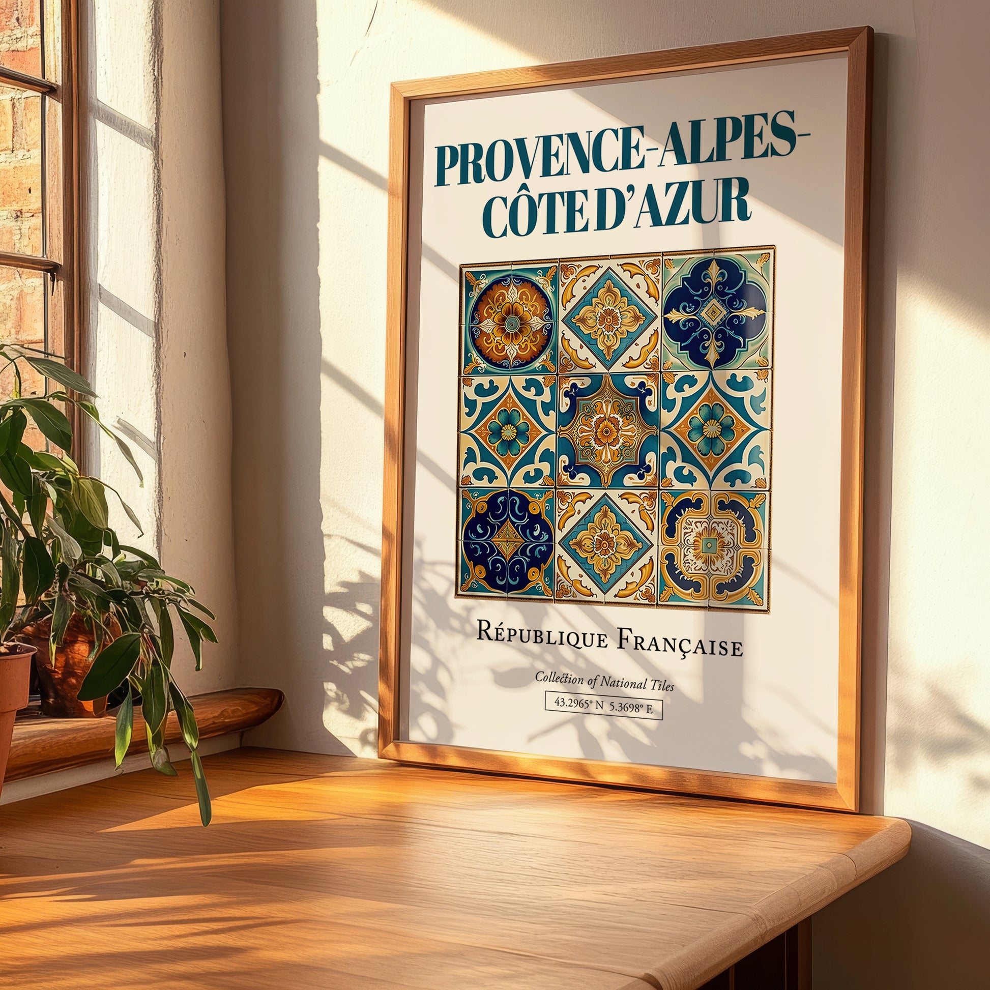 Provence-Alpes-Côte d'Azur, France – Wanderlust Wall Decor, clean layout with no caption