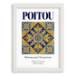 Poitou, France – Travel Wall Decor, placed in minimal white frame
