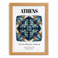 Athens, Greece – Wanderlust-Inspired Poster, set in oak frame