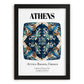 Athens, Greece – Wanderlust-Inspired Poster, in sleek black frame