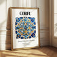 Corfu, Greece – Travel Print, styled in a charming Paris street view