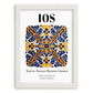 Ios, Greece – Travel Poster, placed in minimal white frame