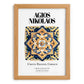 Agios Nikolaos, Greece – Travel Print, set in oak frame