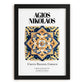 Agios Nikolaos, Greece – Travel Print, in sleek black frame