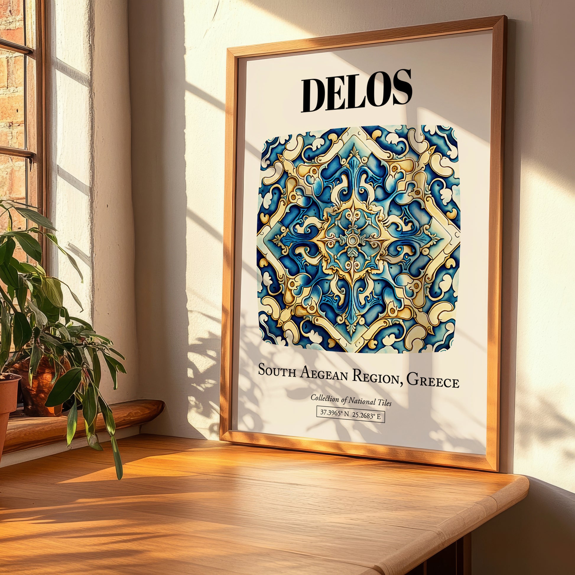 Delos, Greece – Travel Print, clean layout with no caption