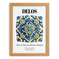 Delos, Greece – Travel Print, set in oak frame