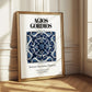 Agios Gordios, Greece – Away From Home Poster, styled in a charming Paris street view