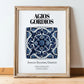 Agios Gordios, Greece – Away From Home Poster, in wooden frame leaning on the floor