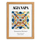 Agia Napa, Greece – Travel Poster, set in oak frame
