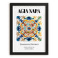 Agia Napa, Greece – Travel Poster, in sleek black frame