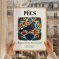 Pécs, Hungary – Global Cities Wall Print