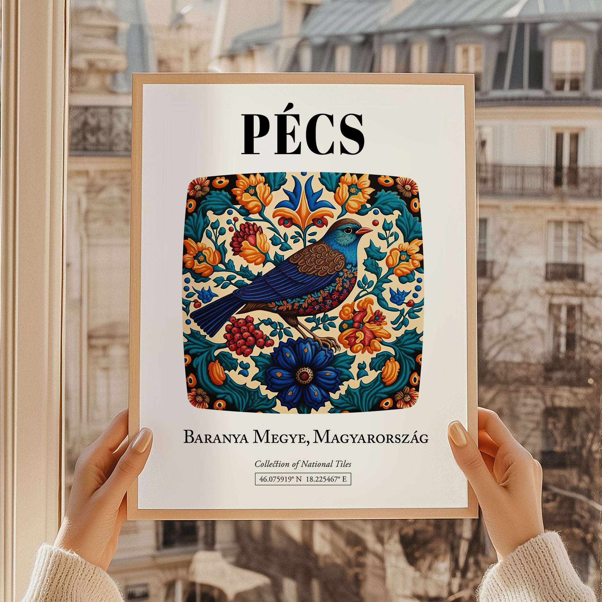 Pécs, Hungary – Global Cities Wall Print